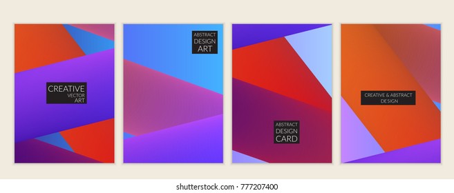 Abstract 3d liquid fluid color shape. Creative modern cover template. Bright neon gradient blend creating innovative 3D effect. Art vector background futuristic design.