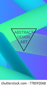 Abstract 3d liquid fluid color shape. Creative Modern vertical wed banner template. Bright neon gradient blend creating innovative 3D effect. Art vector background futuristic design.