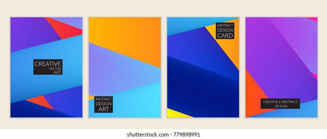 Abstract 3d liquid fluid color shape. Creative modern cover template. Bright neon gradient blend creating innovative 3D effect. Art vector background futuristic design.