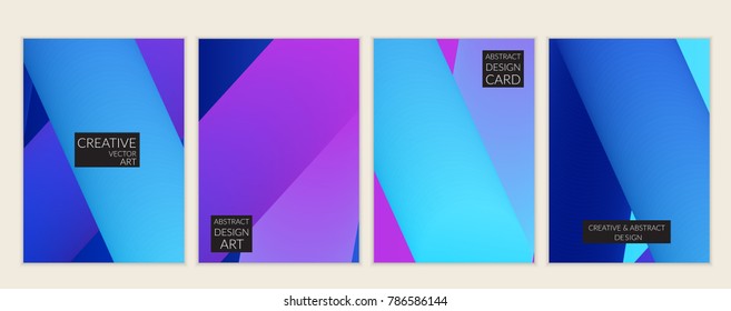 Abstract 3d liquid fluid color shape. Creative modern cover template. Bright neon gradient blend creating innovative 3D effect. Art vector background futuristic design.