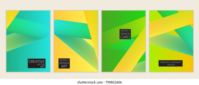 Abstract 3d liquid fluid color shape. Creative modern cover template. Bright neon gradient blend creating innovative 3D effect. Art vector background futuristic design.