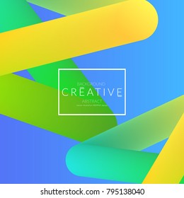 Abstract 3d liquid fluid color shape. Creative Modern Square wed banner template. Bright neon gradient blend creating innovative 3D effect. Art vector background futuristic design.