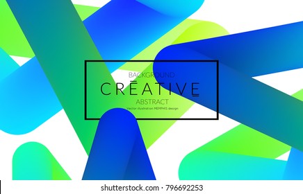 Abstract 3d liquid fluid color shape. Creative Modern vertical social media banner template. Bright neon gradient blend creating innovative 3D effect. Art vector background futuristic design.