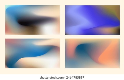 Abstract 3D liquid shapes on a creative cover template. Futuristic vector background design. For modern design projects like posters, ad banners, brochures, flyers, covers, and websites