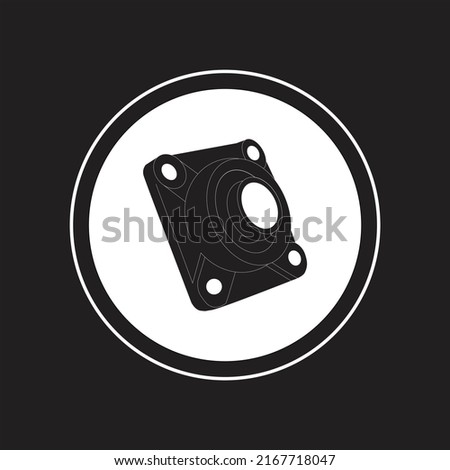 abstract 3d logo design : pillow block type UCF