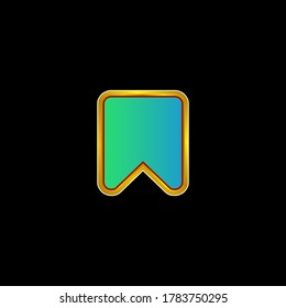 Abstract 3D logo icon of modern dimensions