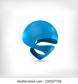 Abstract 3d Logo Sphere Design