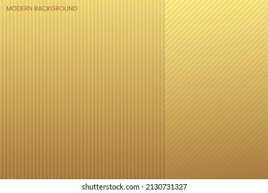 Abstract 3D luxury gold shiny gradient color background texture. Elegant brown shade template with realistic paper cut style. Modern backdrop illustration for design.