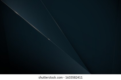 Abstract 3D luxury low polygon background. Vector illustration