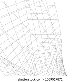 abstract 3d mesh