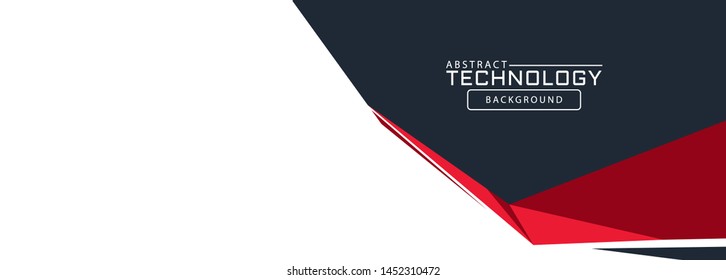 Abstract 3d metallic red and black frame layout design tech innovation concept geometric background. Can use for wallpaper, poster, brochure, cover, banner, advertising, corporate. Layer on for text