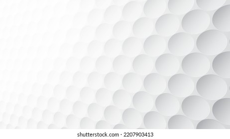 Resumen 3d fondo de círculo moderno. Textura de patrón geométrico blanco y gris. ilustración de vector
