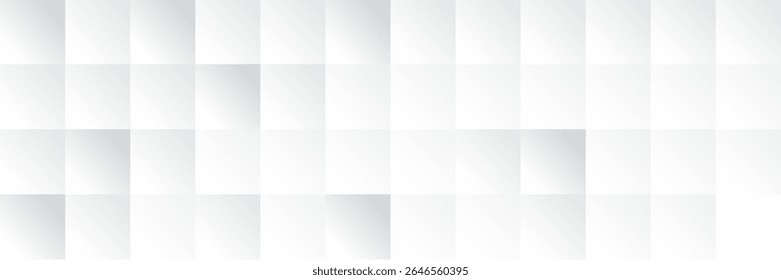 Abstractas fondo cuadrado moderno en 3D. Textura de patrón geométrico blanco y gris. eps 10