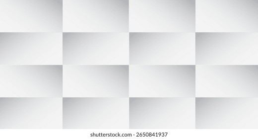 Abstract 3d modern square background. White and grey geometric pattern texture. vector