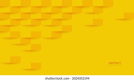 Abstract 3d modern square banner background. Geometric pattern texture. vector art illustration 