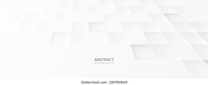 Abstract 3d modern square banner background. Geometric pattern texture. vector art illustration 