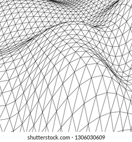 Abstract 3d mountains