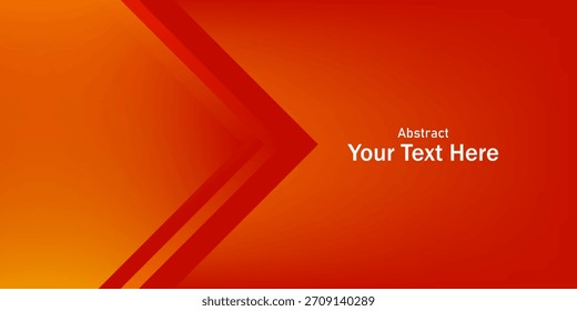 Abstract 3d orange background with blank space of paper layer