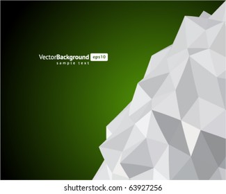 Resumen 3d fondo vectorial de papel origami
