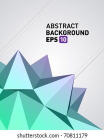 Resumen 3d origami elemento de diseño de vector de esfera poligonal