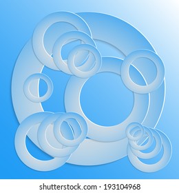 Abstract 3D paper background 