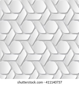 Abstract 3D Paper background. Vector