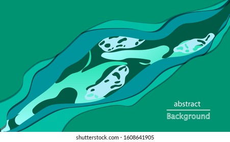 Abstract 3D paper cut shapes. background for vector design layout, flyer and book templates with eps10