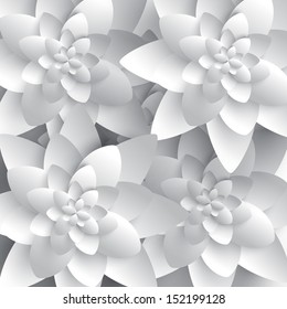 Abstract 3D paper flower