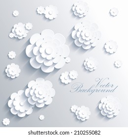 Abstract 3D Paper flower