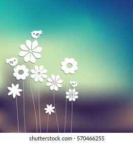 Abstract 3D Paper Flowers 