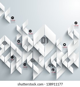 Abstract 3D Paper Graphics