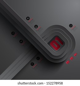 Abstract 3D Paper Graphics