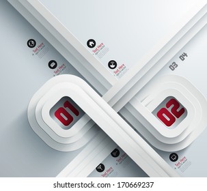 Abstract 3D Paper Graphics