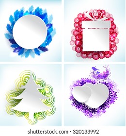 abstract 3D Paper graphics
