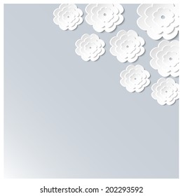 Abstract 3D Paper Graphics, vector