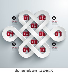 Resumen de infografías de papel 3D