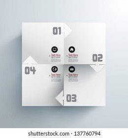 Resumen de infografías de papel 3D