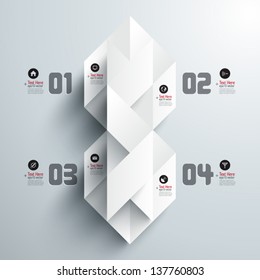 Resumen de infografías de papel 3D
