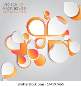 Abstract 3D Paper Infographics