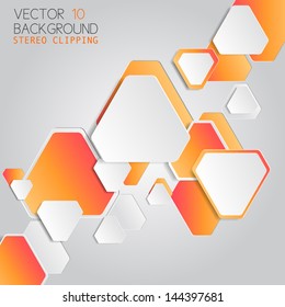Abstract 3D Paper Infographics