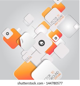 Abstract 3D Paper Infographics