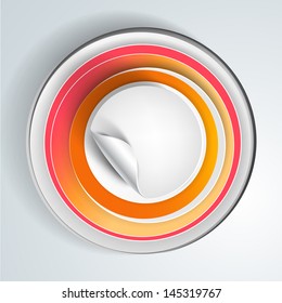 Abstract 3D Paper Infographics