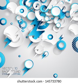 Resumen de infografías de papel 3D