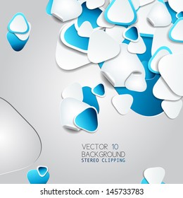 Abstract 3D Paper Infographics