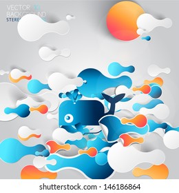 Resumen de infografías de papel 3D
