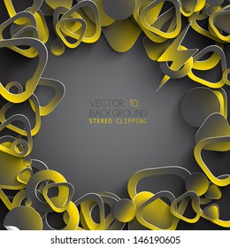 Abstract 3D Paper Infographics