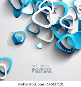 Abstract 3D Paper Infographics