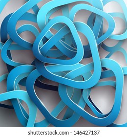 Abstract 3D Paper Infographics