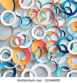 Resumen de infografías de papel 3D 