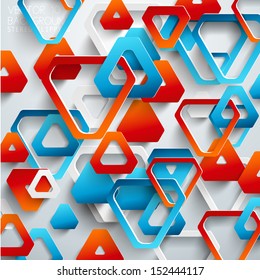 Abstract 3D Paper Infographics 